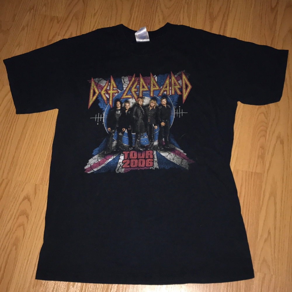 def lepard band concert tee